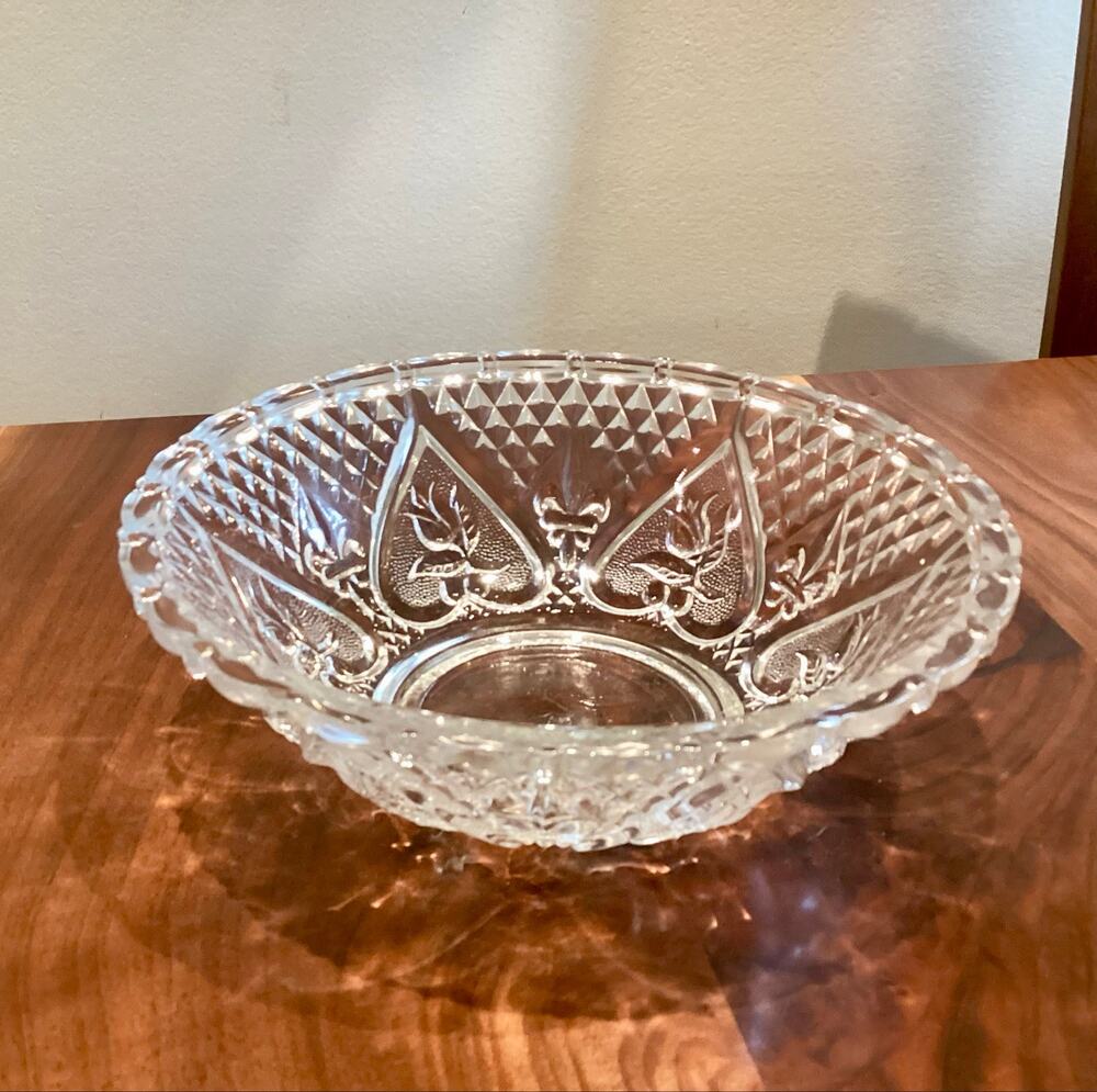 Vintage KIG Indonesia Glass Bowl